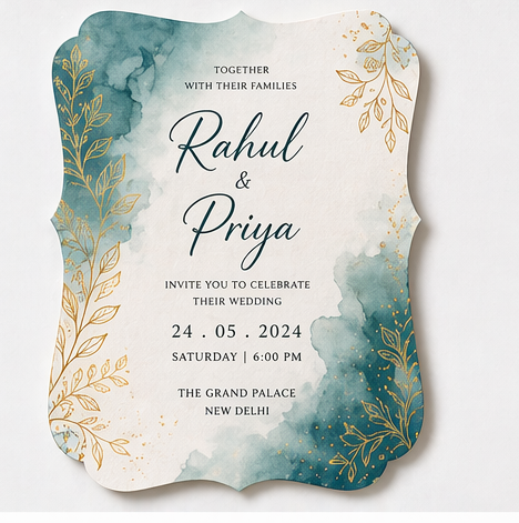 Wedding Card Sample 5
